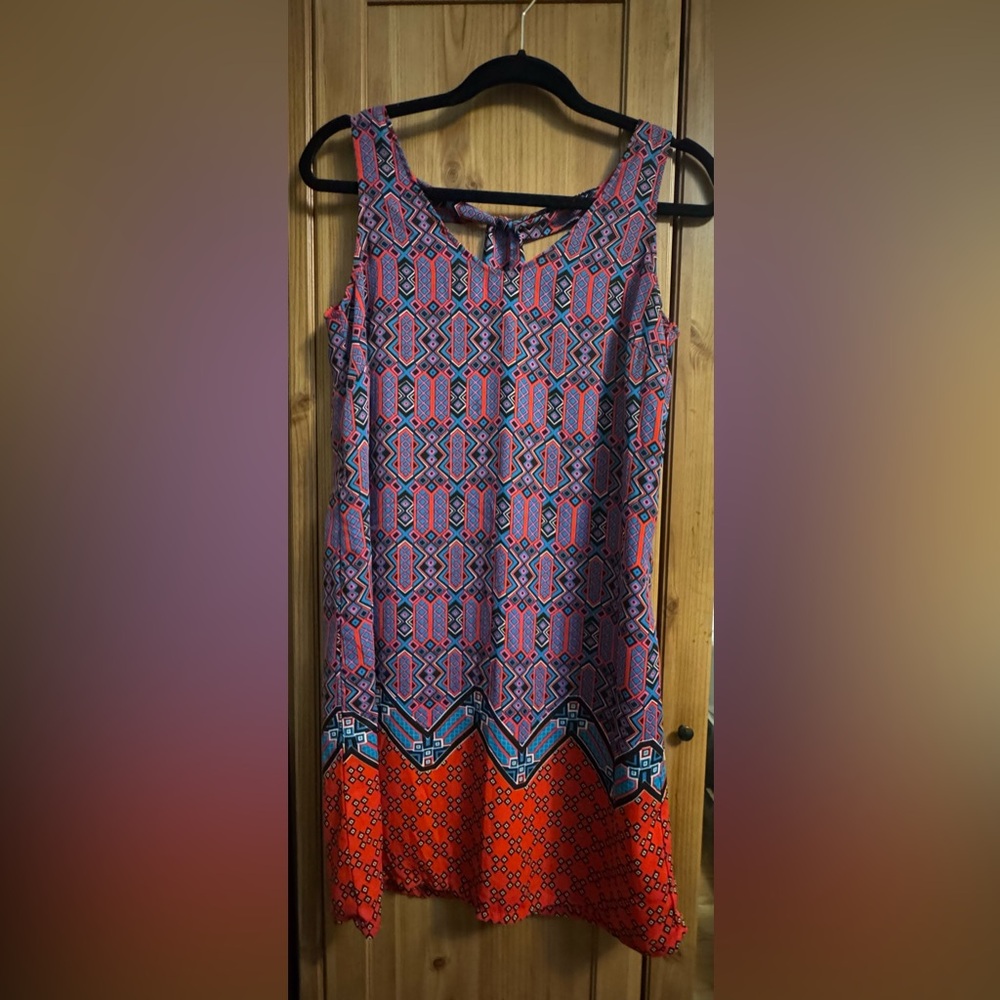 Saint Tropez West Colorful Geometric Dress